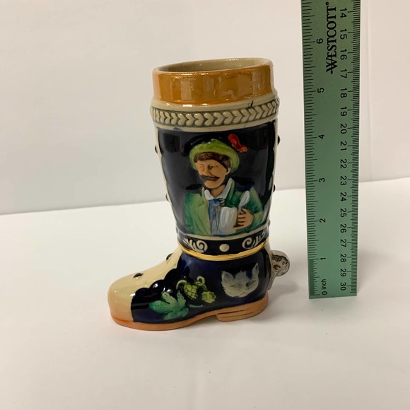 Goebel Boot Beer Stein Style Vintage Vase Decorative - Picture 7 of 9